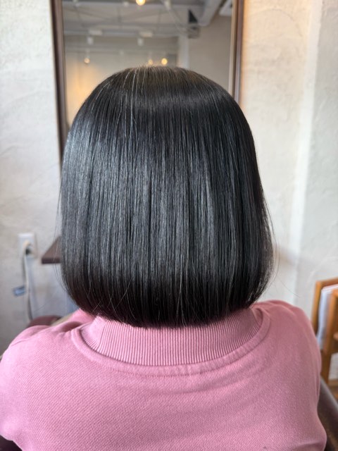 自然なボブ